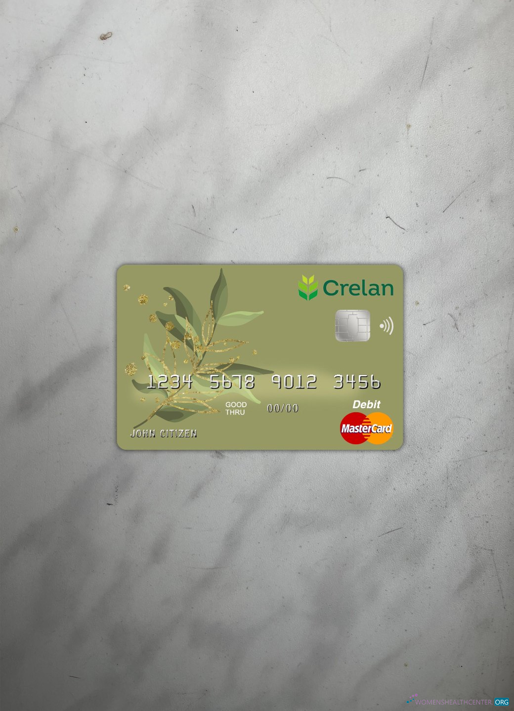 Download Belgium Crelan master card photolook front Photoshop template